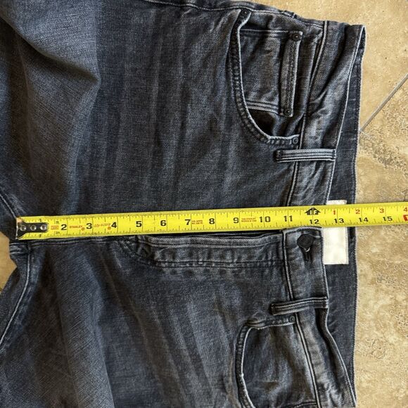 Mother Superior Jeans Womens 32 High Waisted Hiker Hover Washed Black Denim - Picture 13 of 15